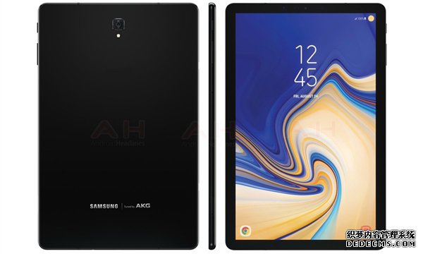 三星Galaxy Tab S4外觀(guān)曝光：正面無(wú)實(shí)體鍵、高屏占比