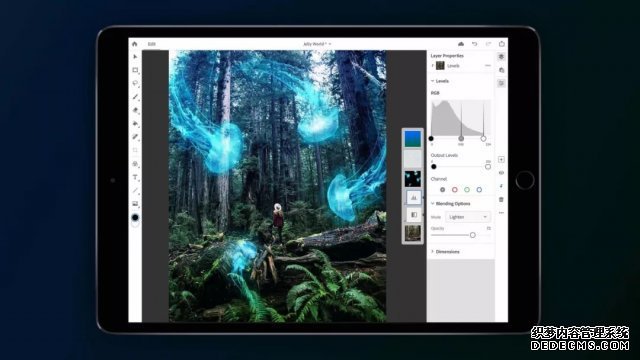 iPad可以運(yùn)行PS了！Photoshop CC for iPad打算 2019年宣布