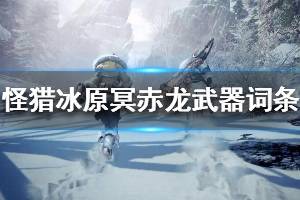 《怪物獵人世界冰原》冥赤龍全武器詞條選擇推薦 冥赤龍武器選什么詞條好