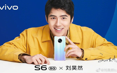 5G自拍手機vivo S6明天見！夜景自拍劉昊然都愛上了