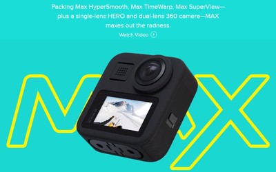 GoPro MAX固件更新 新增全景3K60幀 延時(shí)拍攝等功能