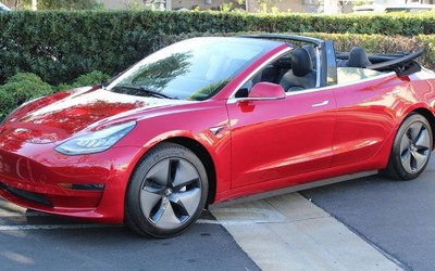 敞篷特斯拉你見過嗎？有公司造出了Model 3敞篷版