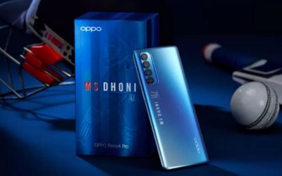  OPPO Reno4 Pro特別版采用全新的“Galactic Blue”這一配色