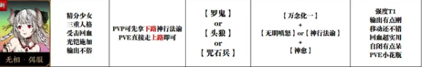 《天地劫幽城再臨》無相怎么樣