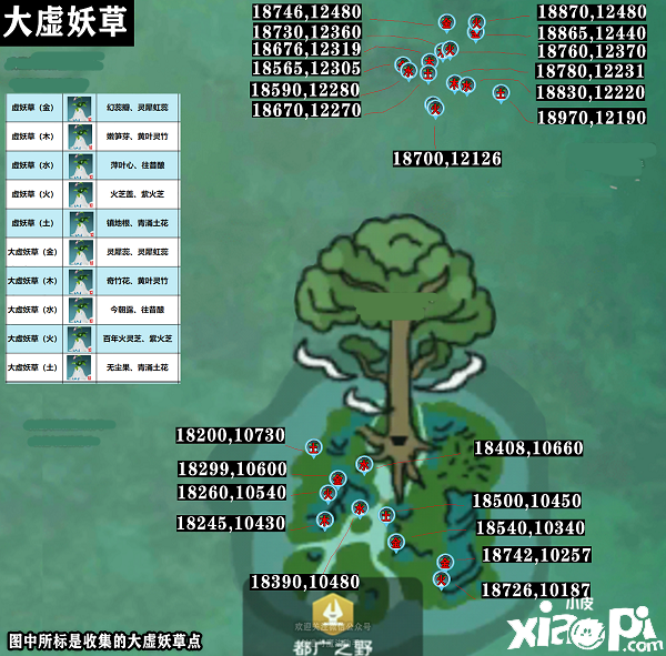 《締造與邪術》大虛妖草漫衍在那邊？大虛妖草位置漫衍圖大全